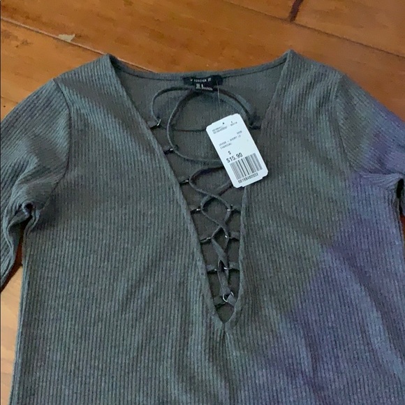 NWT Grey forever 21 mini dress - Picture 2 of 4